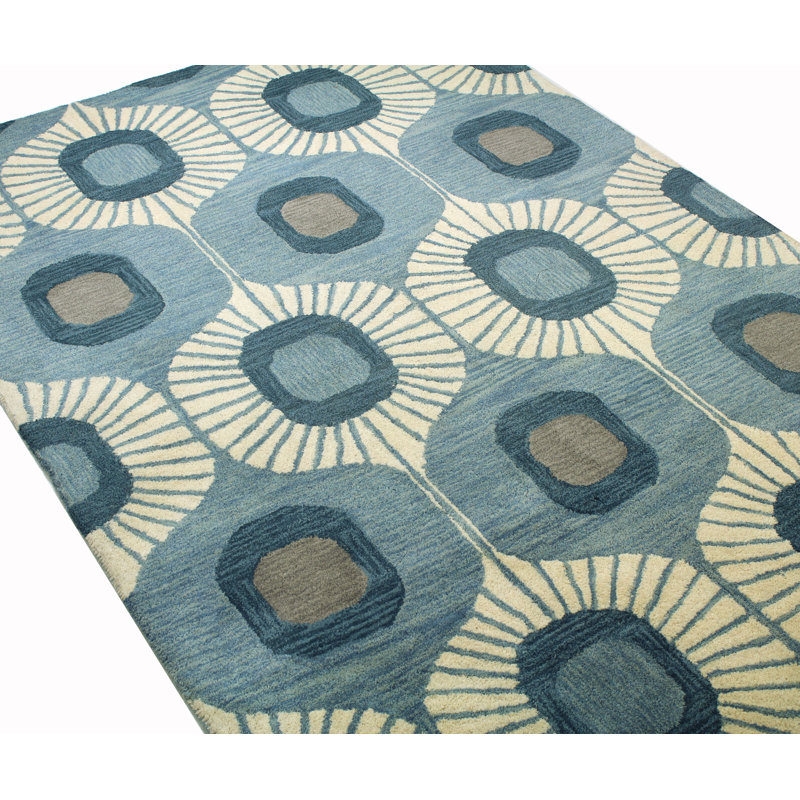 Wade Logan® Hemmer Wool Abstract Rug & Reviews Wayfair